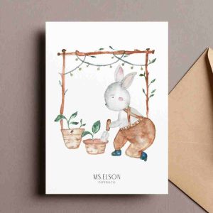 Harry works in the garden