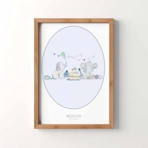 Elephants celebrate a magical birthday