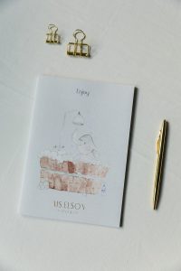 Philip the elephant takes a shower notebook